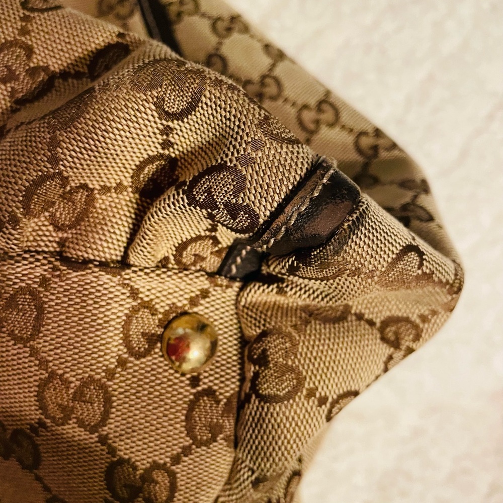 Large GG Canvas Abbey D-Ring Hobo, wallet, wallet plus key holder - Picture 9 of 16